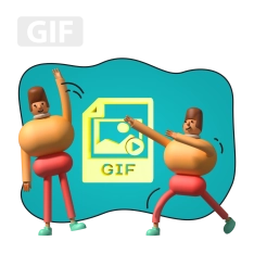 Gif-анимация - КИБЕРшкола программирования для детей, компьютерные курсы для школьников, начинающих и подростков - KIBERone г. Донецк