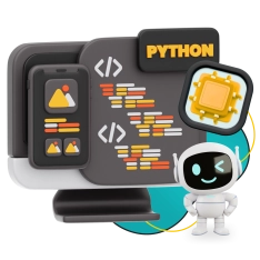 Мой первый сайт с мозгами: Python + AI - КИБЕРшкола программирования для детей, компьютерные курсы для школьников, начинающих и подростков - KIBERone г. Донецк