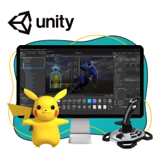 Мир игр на Unity 2D на популярном движке + AI-помощники - КИБЕРшкола программирования для детей, компьютерные курсы для школьников, начинающих и подростков - KIBERone г. Донецк
